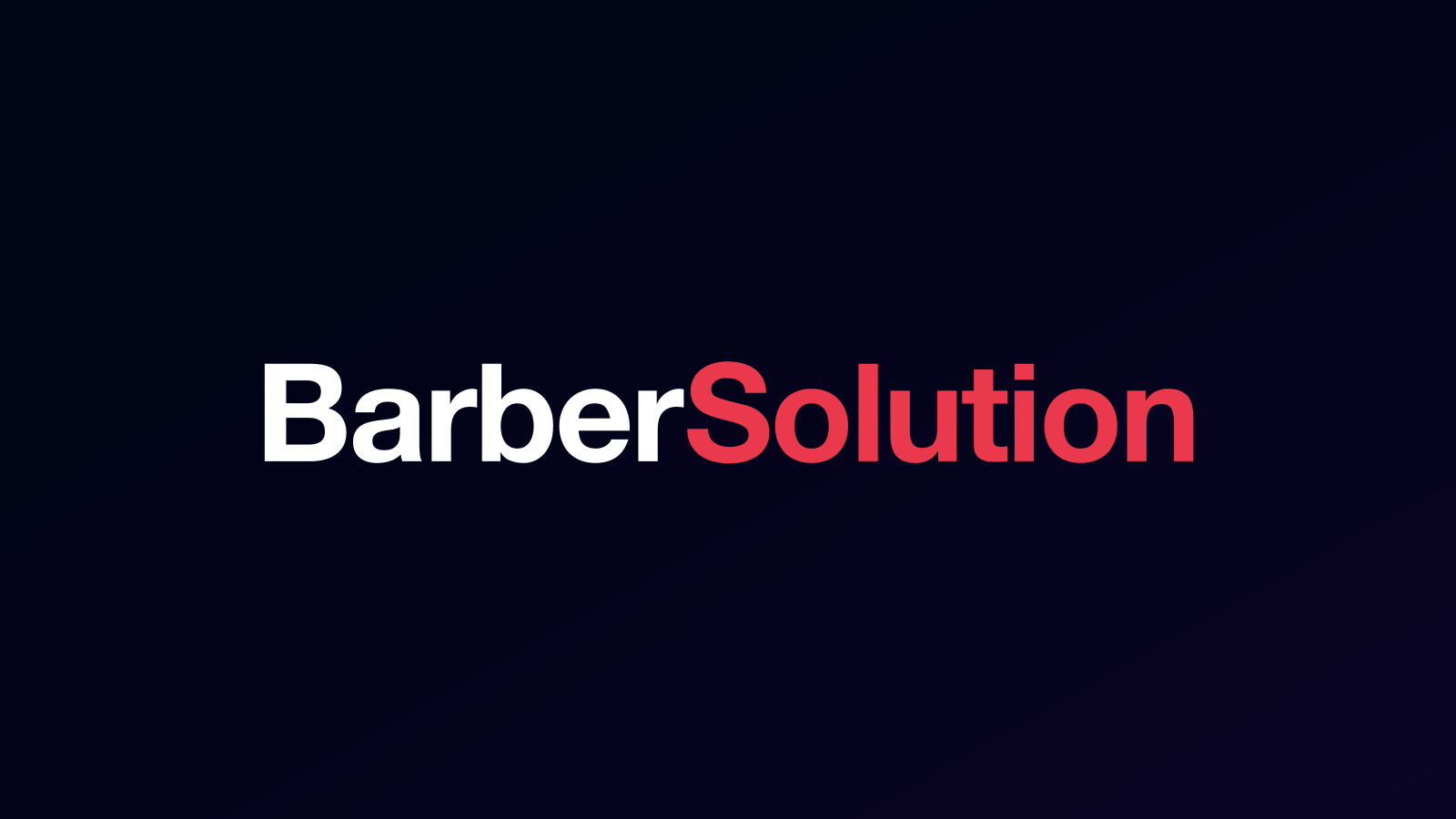 Barber Solution